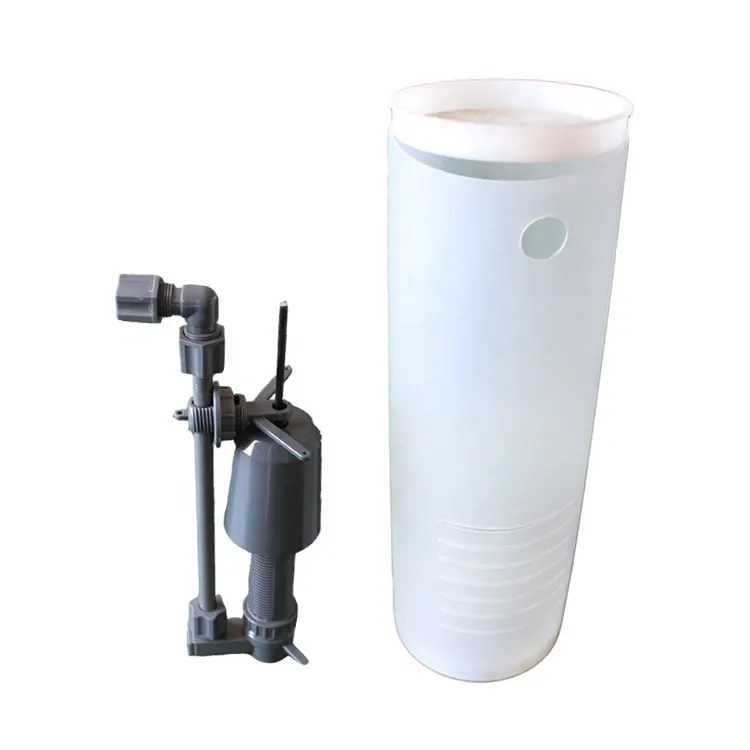 Parçaları plastik su yumuşatıcı beyaz Brink tankı endüstriyel su filtresi sistemleri