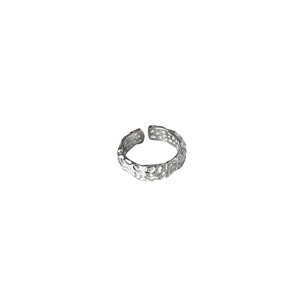 Anillo Ancho de Plata de Ley S925 Ruitai con Textura Irregular, Unisex, para el Dedo Índice, Uso Diario - Product Image 5