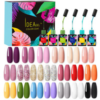 Ensemble de vernis à ongles en gel UV RTS, 6 couleurs, 15 g par flacon, coffret cadeau, teintes pour toutes les saisons, pour salon de manucure professionnel, vente en gros