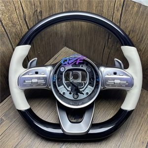 Volant en bois compatible avec Maybach, compatible avec Benz S300 S320 S500 G500 G55 G350 W222 W221 W205 W204 E200 E320, ensemble complet - Product Image 1