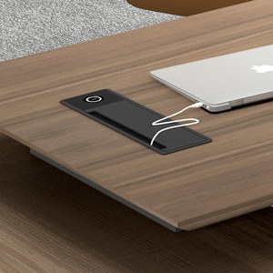 China Modern <b>Table</b> boss Escritorio Oficina <b>Office</b> Furniture l Shaped Luxury Executive Desk - Product Image 3