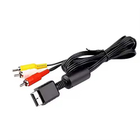 Câble AV composite de 6 pieds / 1,8 m pour PS2, cordon audio-vidéo RCA stéréo pour console PS 2