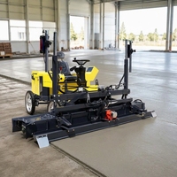Niveleuse laser pour béton avec précision de nivellement de 3 mm et largeur de nivellement de 3 mètres, offrant un nivellement rapide et très efficace