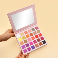 Palette d'ombres à paupières nude à haute pigmentation, sans cruauté, avec logo personnalisé, fournisseur, faible MOQ, maquillage mat pour les yeux