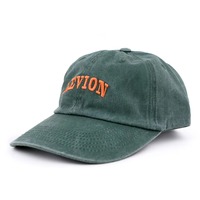 Gorra de Béisbol de Mezclilla Vintage Lavada con Protección Solar, Fabricada por OEM/ODM, 6 Paneles, Logotipo Bordado Personalizado, Estilo Dad Hat