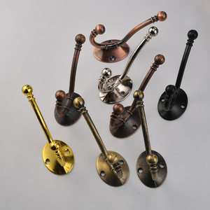 <b>Wall</b> Mounted Zinc Alloy Coat <b>Hook</b> Round Shape Durable European Style For Cabinet Doors And <b>Wall</b> Use Single <b>Hook</b> - Product Image 2