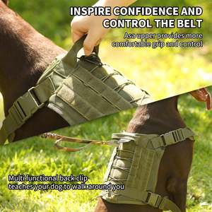 Grands chiens, chien robuste sans traction avec poignée, harnais réglable pour animaux de compagnie pour une marche et un entraînement faciles - Product Image 3