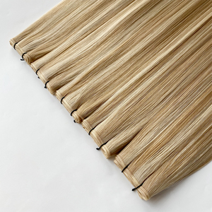 Haiyi New <strong>Design</strong> Genius <strong>Weft</strong> Hair Virgin 100% Cuticle Aligned Human Hair Extensions Chinese New Genius <strong>Weft</strong> - Product Image 6
