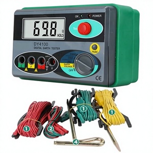 KoiLykke DY4100 Tester Digitale di Resistenza di Terra, Megaohmmetro ad Alta Precisione, Misurazione in 5 Secondi, Test Elettrico a 3 Punti - Product Image 1