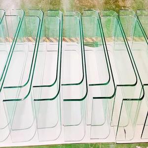 Murs extérieurs trempés, puits de lumière, rampes en verre, tables en verre, portes en verre, verre trempé, verre courbé, verre plié - Product Image 2