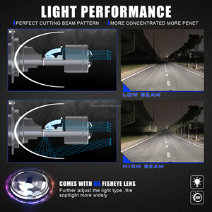 Chenlang <span class=keywords><strong>venta</strong></span> directa de fábrica Led faro impermeable coche CL26 H4 lámpara Mini Csp Led lente convexa proyector Auto faro bombilla - Product Image 4