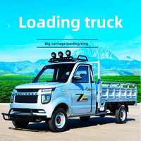 Camionnette électrique de haute qualité, petite, 4 roues, 2 portes, 2 places, capacité de chargement de 800 kg, vitesse maximale de 50 km/h, pour la livraison