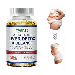 OEM/ODM Sans additifs ni composants non essentiels Soutient la fonction hépatique saine Approvisionnement direct usine Gélule amincissante et détoxifiante - Product Image 1