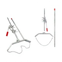 Extracteur de veau réutilisable en acier inoxydable robuste Hasni Surgical HS-B-136, matériel obstétrique, usage vétérinaire, chirurgical