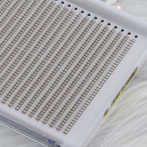 Ciglia Finte Premontate per Volume all'Ingrosso, 0.03-0.05mm, Base Appuntita, Ventagli Premontati a Stelo Corto, Ciglia Mega Volume - Product Image 1