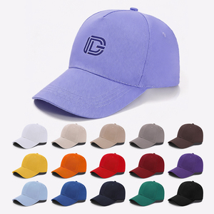 Cappellino da Baseball a 5 Pannelli con Logo Personalizzato, Ricamato, in Cotone, Regolabile, per Uomo, Attività all'Aperto - Product Image 1