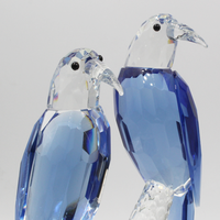 Figurine de perroquet en cristal, ornements animaux, artisanat sculpté à la main, tendance mode, décoration de maison, mariage, souvenir