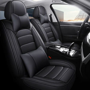 <span class=keywords><strong>Housse</strong></span> de <span class=keywords><strong>siège</strong></span> de <span class=keywords><strong>voiture</strong></span> universelle en cuir Nappa imperméable de haute qualité, accessoire de décoration intérieure de luxe Napa - Product Image 3