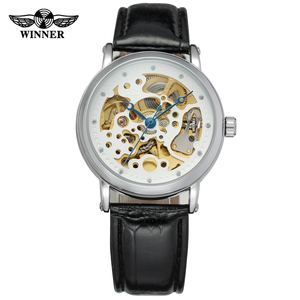 Orologio da polso da uomo con logo personalizzato automatico con cinturino in pelle per fabbrica cinese - Product Image 4