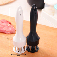Hâchoir de viande en acier inoxydable, outil de cuisine, 1 pièce, aiguille, outil de barbecue, baguettes de porc, marteau ample