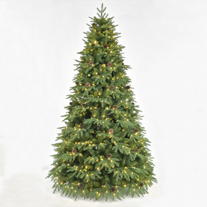 <span class=keywords><strong>Albero</strong></span> di <span class=keywords><strong>Natale</strong></span> Artificiale Premium da 2,1 m con Rami Spessi, Pre-illuminato <span class=keywords><strong>a</strong></span> LED, con Cerniere e Design Inedito - Ideale per Decorazioni Natalizie all'Ingrosso - Product Image 3