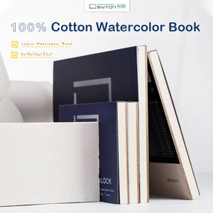 Bloc-notes <span class=keywords><strong>Leyton</strong></span> 350 g/m² 27*19,5 cm pressé à froid 20 feuilles en gros pour étudiants en art papier pur à fibres de coton moyennement grossières LD4020 portable - Product Image 2