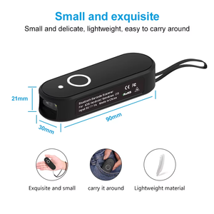 Không dây 2.4G + Bluetooth 2D Máy Quét Mã Vạch Đầu đọc mã QR kích thước nhỏ Máy quét dữ liệu thu - Product Image 4