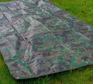 Bán buôn không thấm nước dệt chống UV Tricot PE Tarp lều ngoài trời săn bắn ngụy trang bạt - Product Image 4