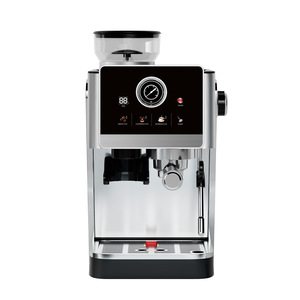 Cafetera Italiana con Tanque de Agua de 1.8L, Máquina de Espresso Semiautomática de Acero Inoxidable con 60 Velocidades de Molienda, Vaporizador de 1450W - Product Image 5
