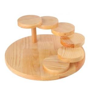 Soporte de madera de pino Natural para comida, bandeja de madera japonesa para carne, pan y <span class=keywords><strong>Sushi</strong></span> - Product Image 3