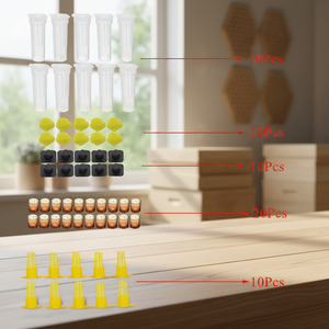 Kit d'élevage de reines d'abeilles, système d'apiculture pour ferme apicole, cages à reines en plastique - Product Image 2