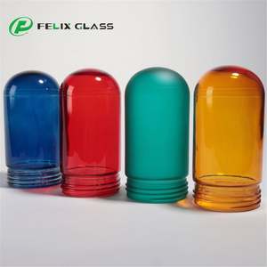 Abat-jour en verre soufflé à la main, couleurs fusionnées, pour intérieur, fabrication OEM Chine, couvercle en verre pour lustre et suspension - Product Image 2