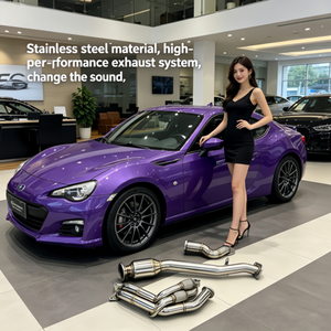 Tuyau d'échappement haute performance en acier inoxydable SS304 pour Subaru BRZ 2.0, 2.4, 2012-2024 avec double sortie pour un son amélioré - Product Image 1