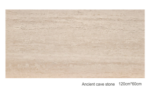 고품질 고대 동굴석 크기 120*60cm 트래버틴 타일 3-4mm 두께 소프트 포세린 스톤 벽 타일 - Product Image 4