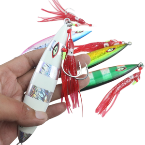 Esca Artificiale Metallica Luminosa OEM di Alta Qualità 400g, Jig per Calamari e Spigole, Ideale per la <span class=keywords><strong>Pesca</strong></span> in Fiume, Modello Minnow - Vendita Calda - Product Image 1