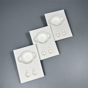 Boîte à pulpe moulée recyclable OEM emballage pour écouteurs sans fil plateau d'emballage en pulpe pour écouteurs Bluetooth en fibre - Product Image 5