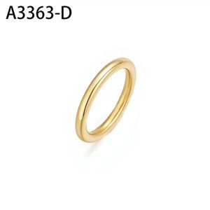 Anillo de Moda Amy Amy A3363 de Acero Inoxidable, Anillo de Boda Clásico para Mujer, Joyería de Compromiso - Product Image 2