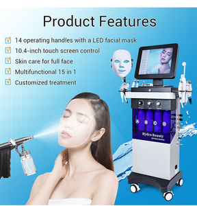 Máquina de Hidrodermoabrasión Facial 15 en 1, Jet Peel, para <span class=keywords><strong>Medicina</strong></span> Estética, Máquina de Belleza Hydra - Product Image 2