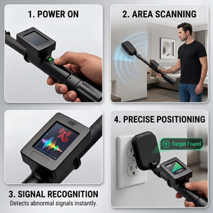<span class=keywords><strong>Detector</strong></span> de Micrófonos Ocultos Averguard para Lugares Públicos y Oficinas Ejecutivas, Protección de Seguridad Interior/Exterior - Product Image 3