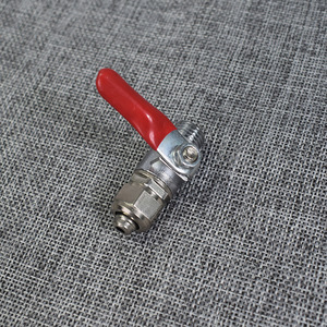 Válvula de bola metálica de 1 pulgada de alto flujo para purificador de agua, conexión a tubería de PE, operación manual - Product Image 2