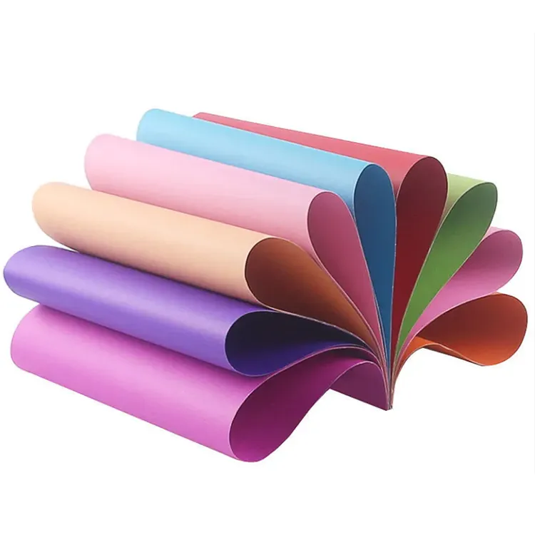 Fabrieksprijs 70gsm Kinderen Bouwpapier A4 Maat Diverse Kleur Papier Voor Ambacht