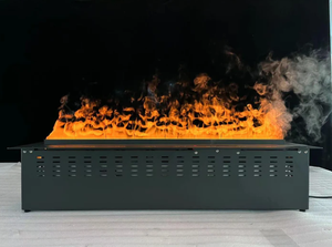 Chimenea Eléctrica <span class=keywords><strong>de</strong></span> <span class=keywords><strong>Vapor</strong></span> <span class=keywords><strong>de</strong></span> <span class=keywords><strong>Agua</strong></span> 3D con LED RGB Multicolor, Chimenea <span class=keywords><strong>de</strong></span> <span class=keywords><strong>Vapor</strong></span> Independiente Moderna <span class=keywords><strong>de</strong></span> Acero para Exteriores/Hotel - Product Image 6