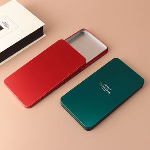 กล่องดีบุกทรงสี่เหลี่ยมโลหะบรรจุภัณฑ์ของขวัญของขวัญเทียนชาภาชนะบรรจุกระป๋องสำหรับชาของขวัญชาลูกกวาดคุกกี้ - Product Image 1