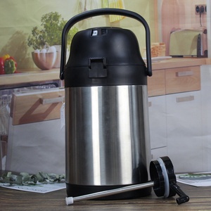 Dispenser a Pompa WUJO Grande, Thermos in Acciaio Inox 304 a Doppia Parete per Acqua Calda, Tè e Caffè - Product Image 6