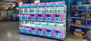 Xu hoạt động hai lớp Mini Claw Máy búp bê cần cẩu đồ chơi sang trọng giải thưởng Quà Tặng Máy bán hàng tự động trò chơi hoạt động bằng tiền xu - Product Image 5