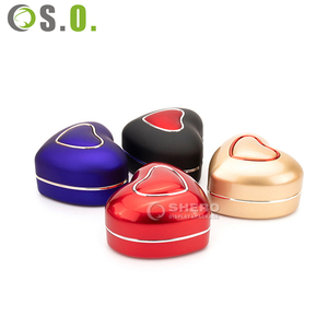 Boîtes à bagues en forme de cœur, présentoirs de bijoux de luxe pour mariage, emballage cadeau pour bijoux, boîte à bijoux avec lumière LED - Product Image 2