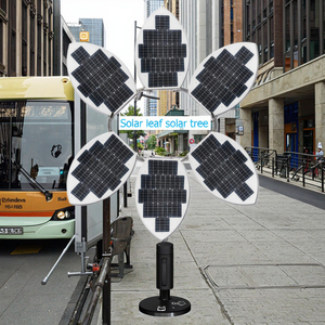 Banco Solar Inteligente Personalizable de 2200W con Forma de Girasol para Estaciones de Autobuses, Estacionamientos y Edificios, Paneles Solares Flexibles - Product Image 1