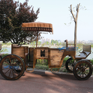 Fabricant de charrettes à chevaux classiques personnalisées uniques en bois, charrettes à chevaux de tourisme de qualité supérieure, buggy de tourisme - Product Image 3