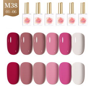 AILANUO 6 Colours <b>Nail</b> <b>Kit</b> Professional Uv Gel Gel Polish Personalizado OEM Make Your Own Brand <b>Nails</b> Supplies Salon - Product Image 1