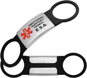 Targhette Identificative Personalizzate per <span class=keywords><strong>Cani</strong></span> <span class=keywords><strong>e</strong></span> <span class=keywords><strong>Gatti</strong></span> Facili da Leggere con Incisione Laser Profonda su Piastra in Acciaio Inox 304 - Product Image 5
